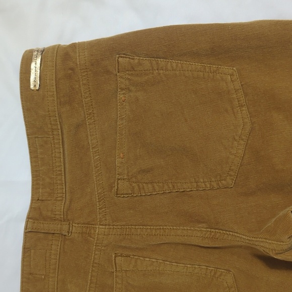 Anthropologie Pilcro & The Letterpress Corduroy Pants, Color Yellow Size 26 - Picture 13 of 15